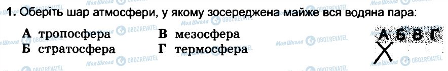 ГДЗ Географія 6 клас сторінка 1