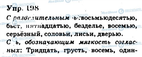 ГДЗ Русский язык 6 класс страница 198