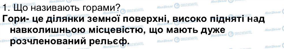 ГДЗ Географія 6 клас сторінка 1