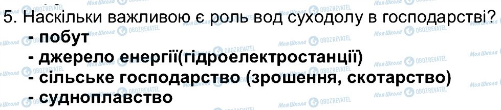 ГДЗ Географія 6 клас сторінка 5