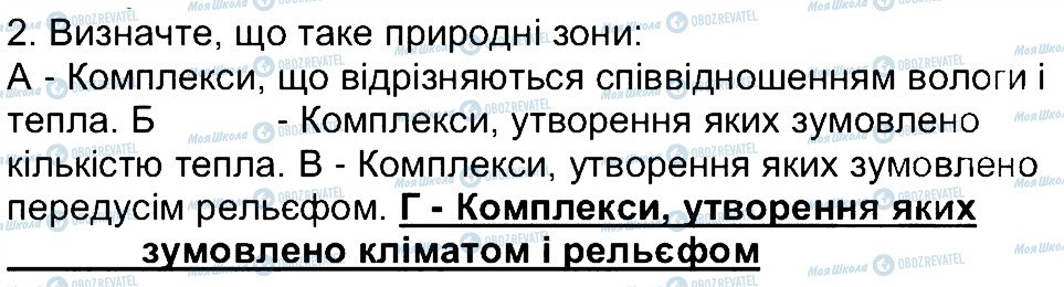 ГДЗ Географія 6 клас сторінка 2