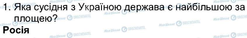 ГДЗ Географія 6 клас сторінка 1