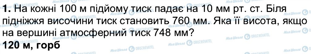 ГДЗ Географія 6 клас сторінка 1