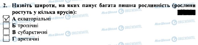 ГДЗ Географія 6 клас сторінка 2