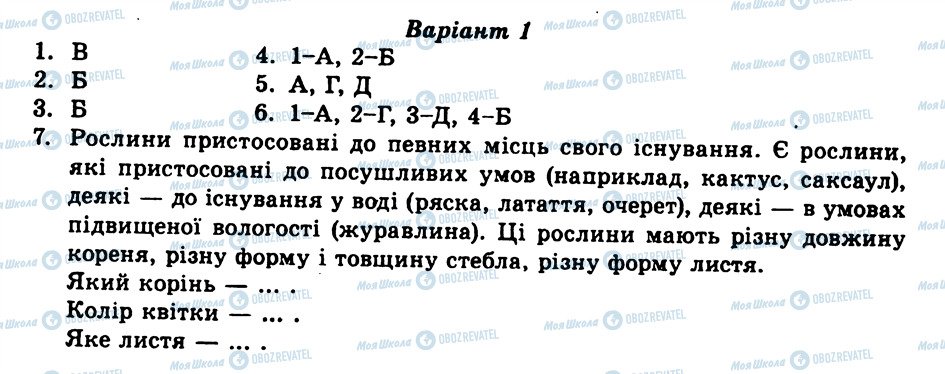 ГДЗ Природознавство 6 клас сторінка СР4