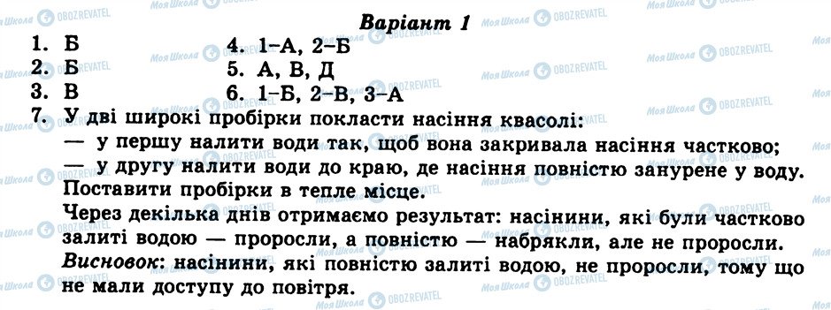 ГДЗ Природознавство 6 клас сторінка СР7