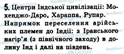 ГДЗ Історія 6 клас сторінка 5