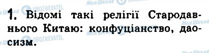 ГДЗ Історія 6 клас сторінка 1