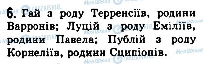 ГДЗ Історія 6 клас сторінка 6