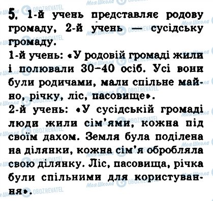 ГДЗ Історія 6 клас сторінка 5