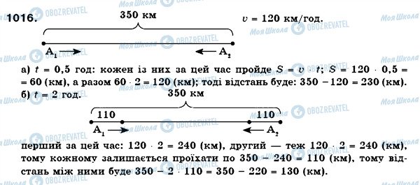 ГДЗ Математика 6 класс страница 1016