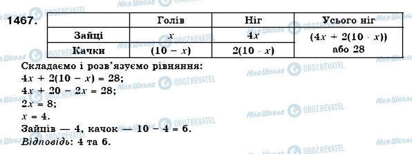 ГДЗ Математика 6 класс страница 1467