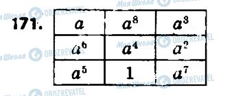 ГДЗ Алгебра 7 клас сторінка 171