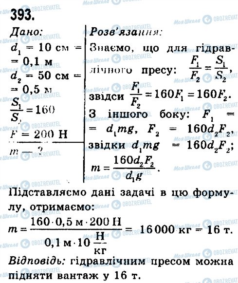 ГДЗ Физика 7 класс страница 393