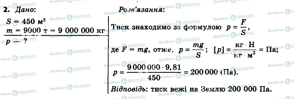 ГДЗ Фізика 7 клас сторінка 2