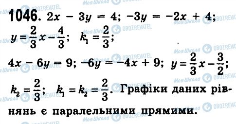 ГДЗ Алгебра 7 клас сторінка 1046