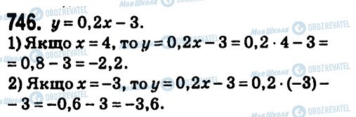ГДЗ Алгебра 7 класс страница 746