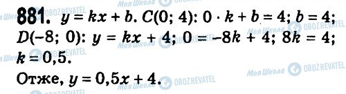 ГДЗ Алгебра 7 клас сторінка 881
