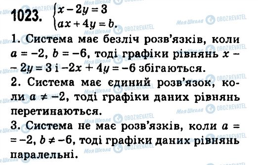 ГДЗ Алгебра 7 класс страница 1023