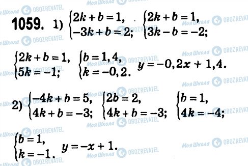 ГДЗ Алгебра 7 класс страница 1059