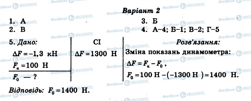 ГДЗ Фізика 7 клас сторінка СР3