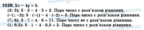 ГДЗ Алгебра 7 клас сторінка 1028