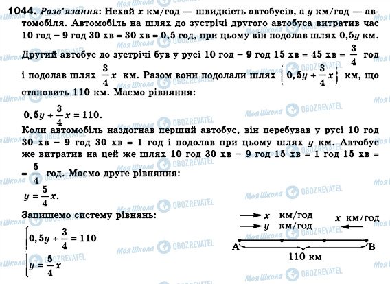 ГДЗ Алгебра 7 клас сторінка 1044