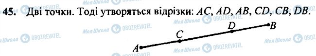 ГДЗ Геометрія 7 клас сторінка 45