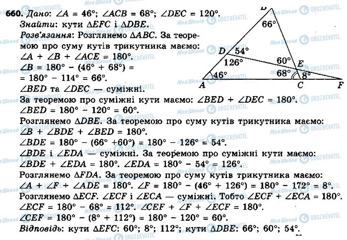 ГДЗ Геометрия 7 класс страница 660