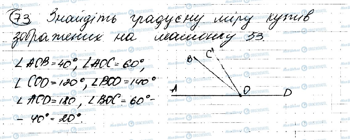 ГДЗ Геометрия 7 класс страница 73