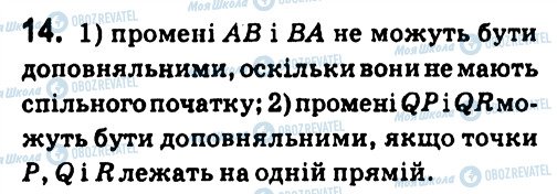 ГДЗ Геометрія 7 клас сторінка 14