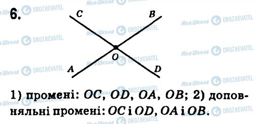 ГДЗ Геометрія 7 клас сторінка 6