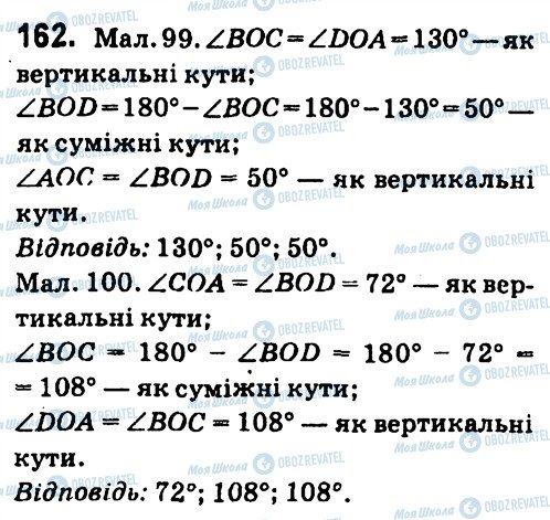 ГДЗ Геометрія 7 клас сторінка 162