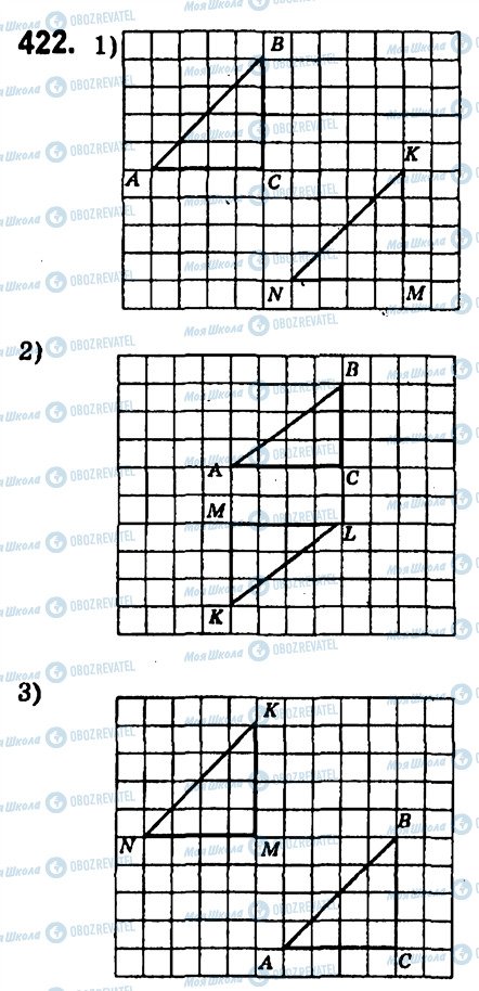 ГДЗ Геометрія 7 клас сторінка 422