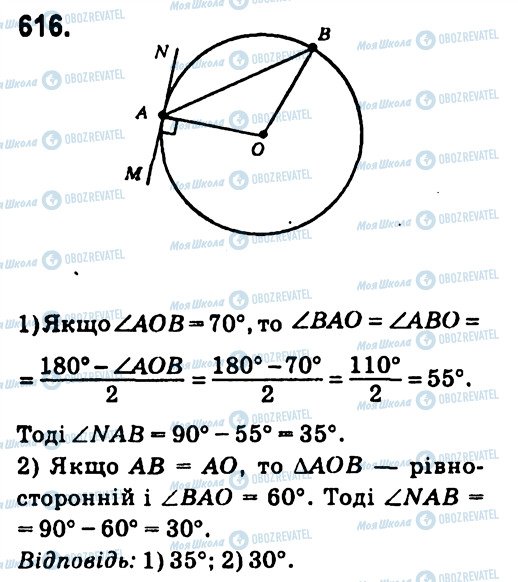 ГДЗ Геометрия 7 класс страница 616