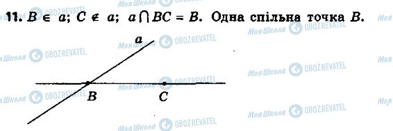 ГДЗ Геометрія 7 клас сторінка 11