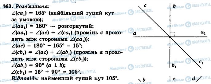 ГДЗ Геометрія 7 клас сторінка 162
