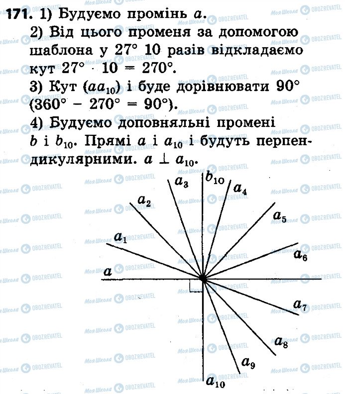 ГДЗ Геометрія 7 клас сторінка 171