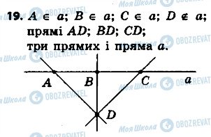 ГДЗ Геометрія 7 клас сторінка 19