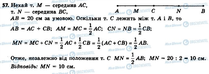 ГДЗ Геометрия 7 класс страница 57