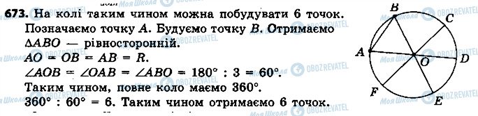 ГДЗ Геометрія 7 клас сторінка 673