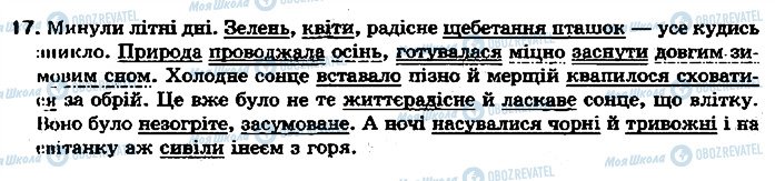 ГДЗ Українська мова 7 клас сторінка 17