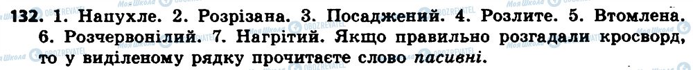 ГДЗ Українська мова 7 клас сторінка 132