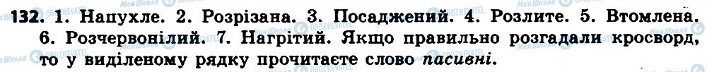 ГДЗ Укр мова 7 класс страница 132