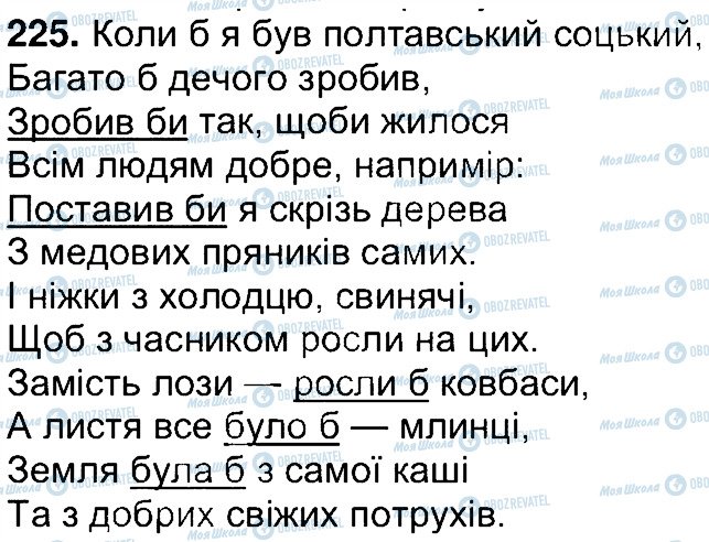 ГДЗ Українська мова 7 клас сторінка 225