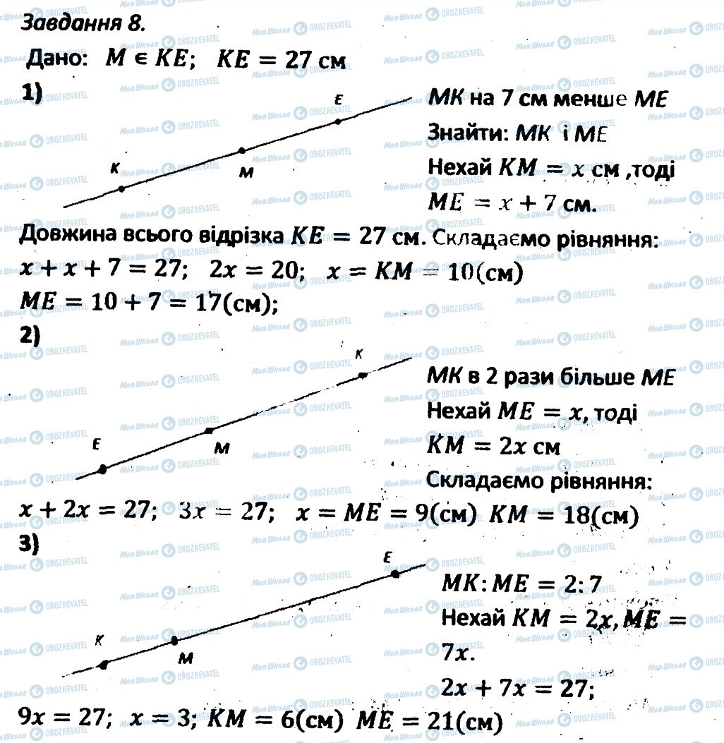 ГДЗ Геометрія 7 клас сторінка 8