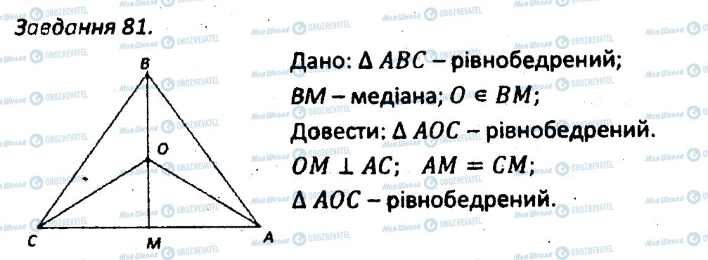 ГДЗ Геометрия 7 класс страница 81