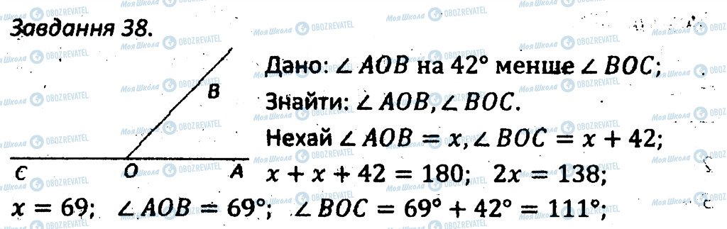 ГДЗ Геометрія 7 клас сторінка 38