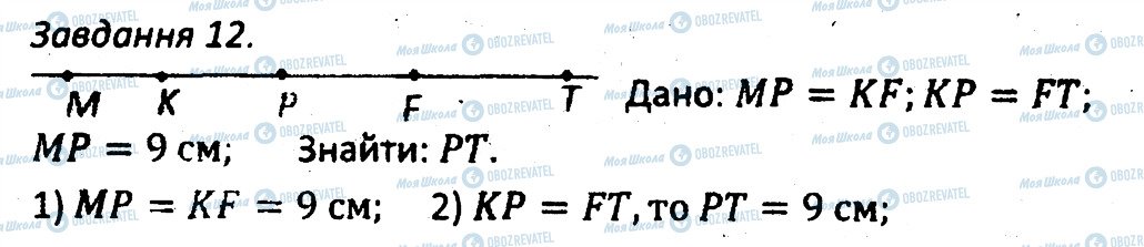 ГДЗ Геометрія 7 клас сторінка 12