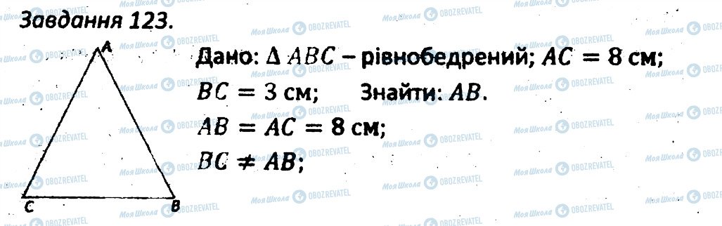 ГДЗ Геометрія 7 клас сторінка 123